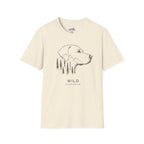 Line Art Dog Mountains 1 T-Shirt