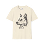 Line Art Dog Mountains 2 T-Shirt