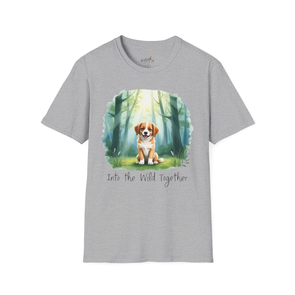 Watercolor Forest Pet 4 Portrait T-Shirt