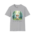 Watercolor Forest Pet 4 Portrait T-Shirt