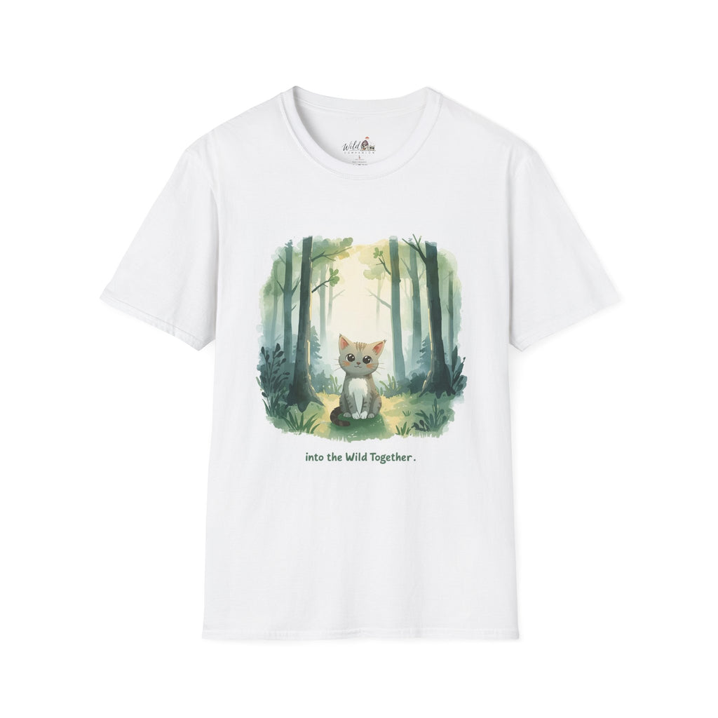Watercolor Forest Pet 5 Portrait T-Shirt