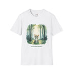 Watercolor Forest Pet 5 Portrait T-Shirt