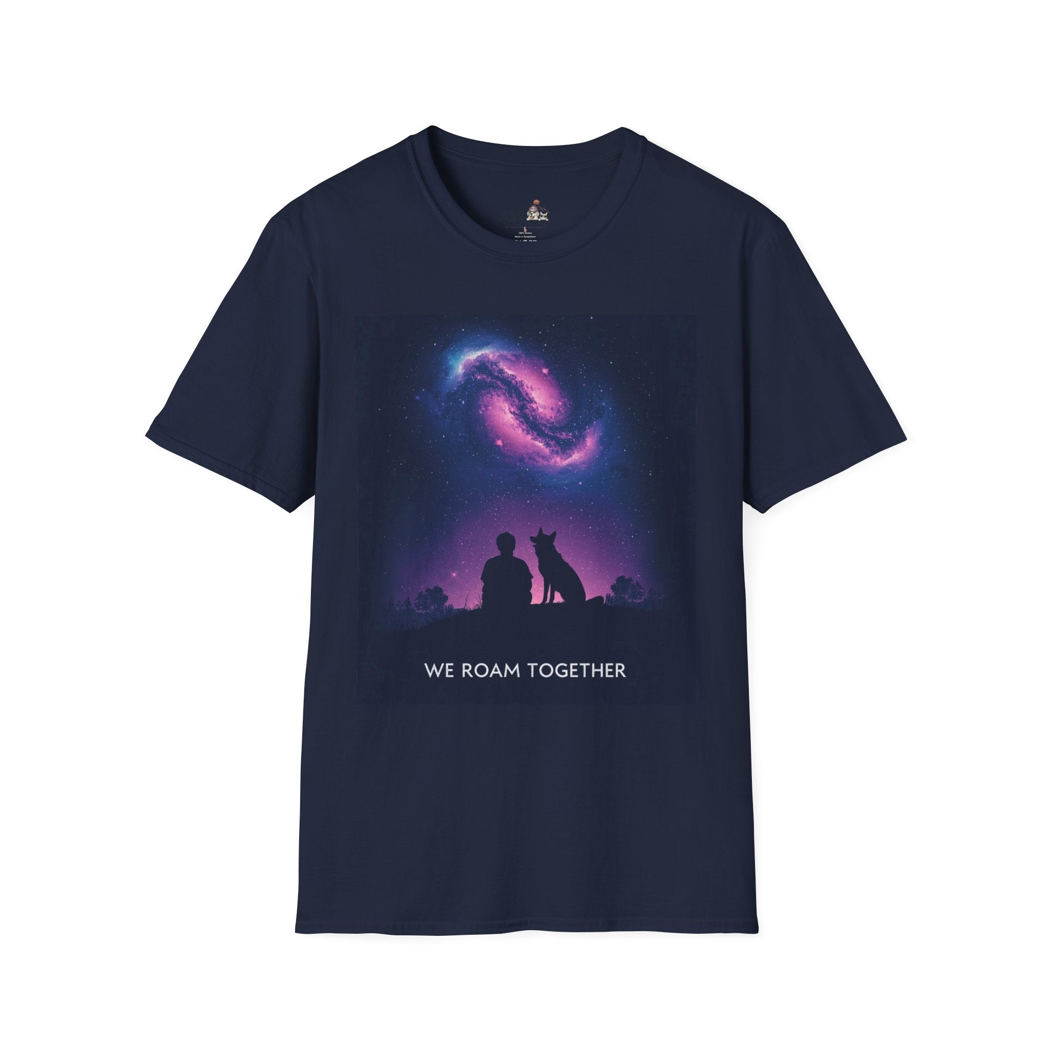 Night Sky with Dog 1 T-Shirt
