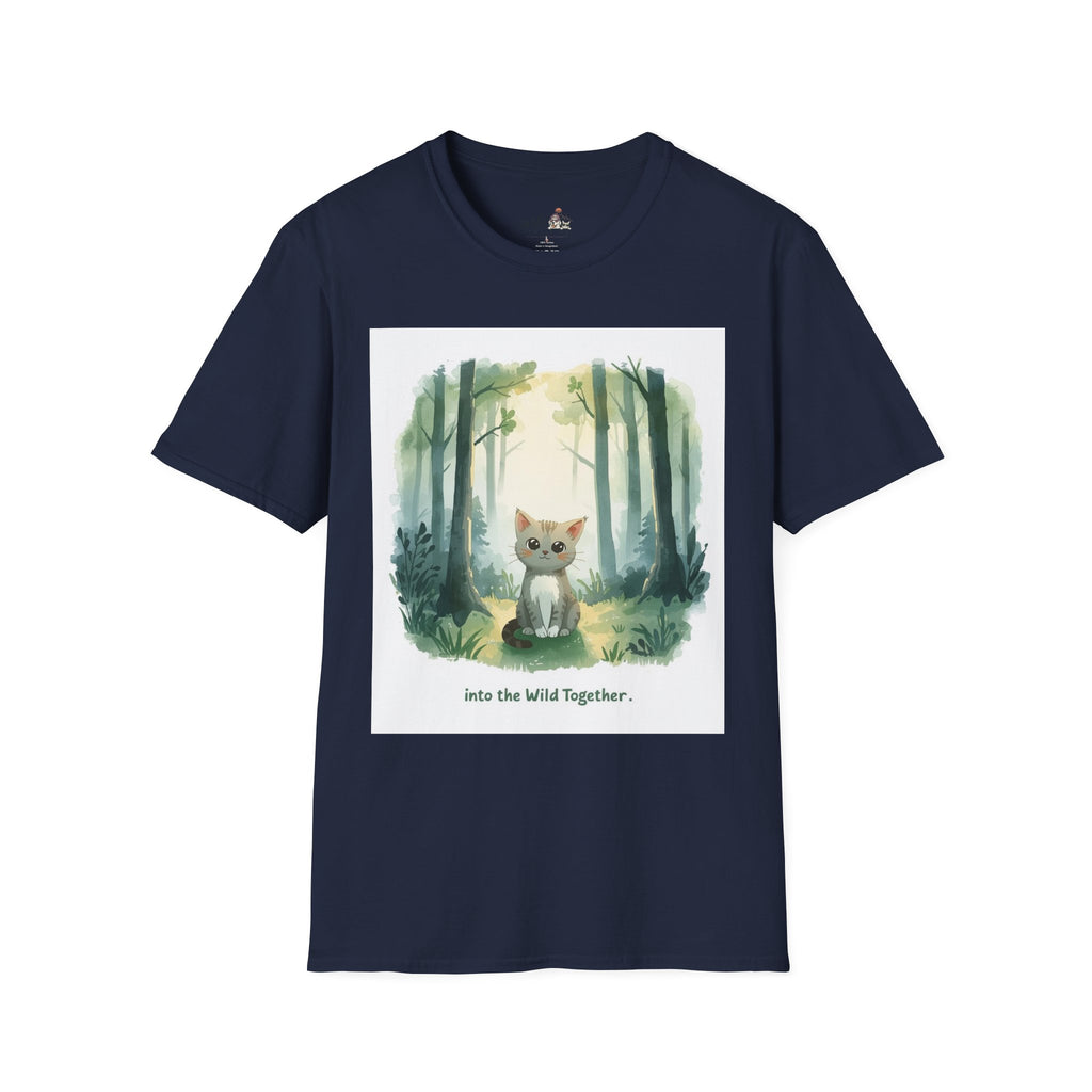 Watercolor Forest Pet 5 Portrait T-Shirt