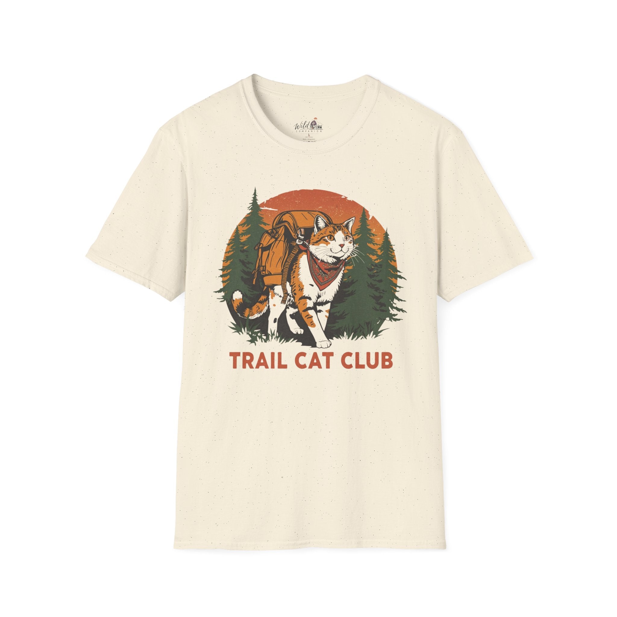 Vintage Hiking Cat T-Shirt