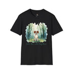 Watercolor Forest Pet 3 Portrait T-Shirt