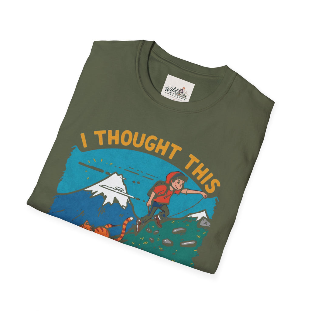 Funny Hiking Cat 1 T-Shirt