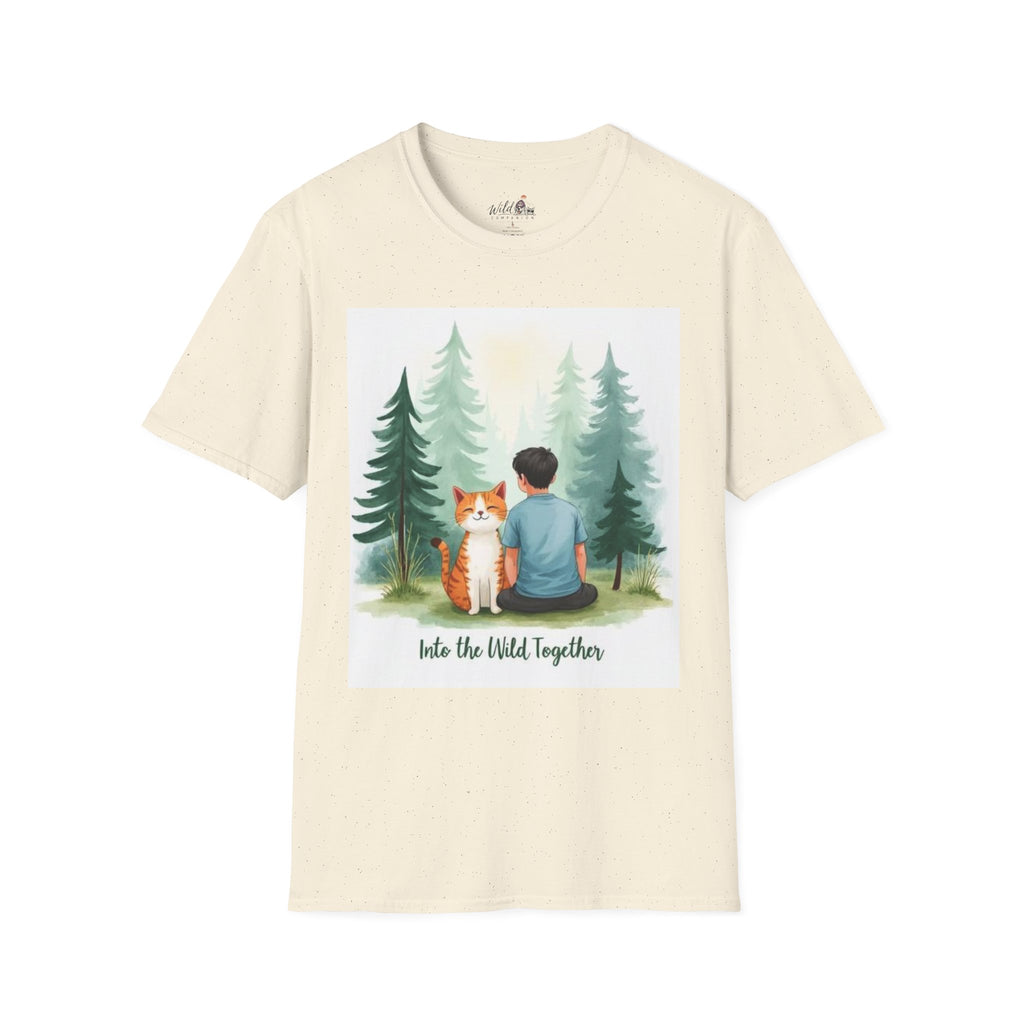 Watercolor Forest Pet 7 Portrait T-Shirt