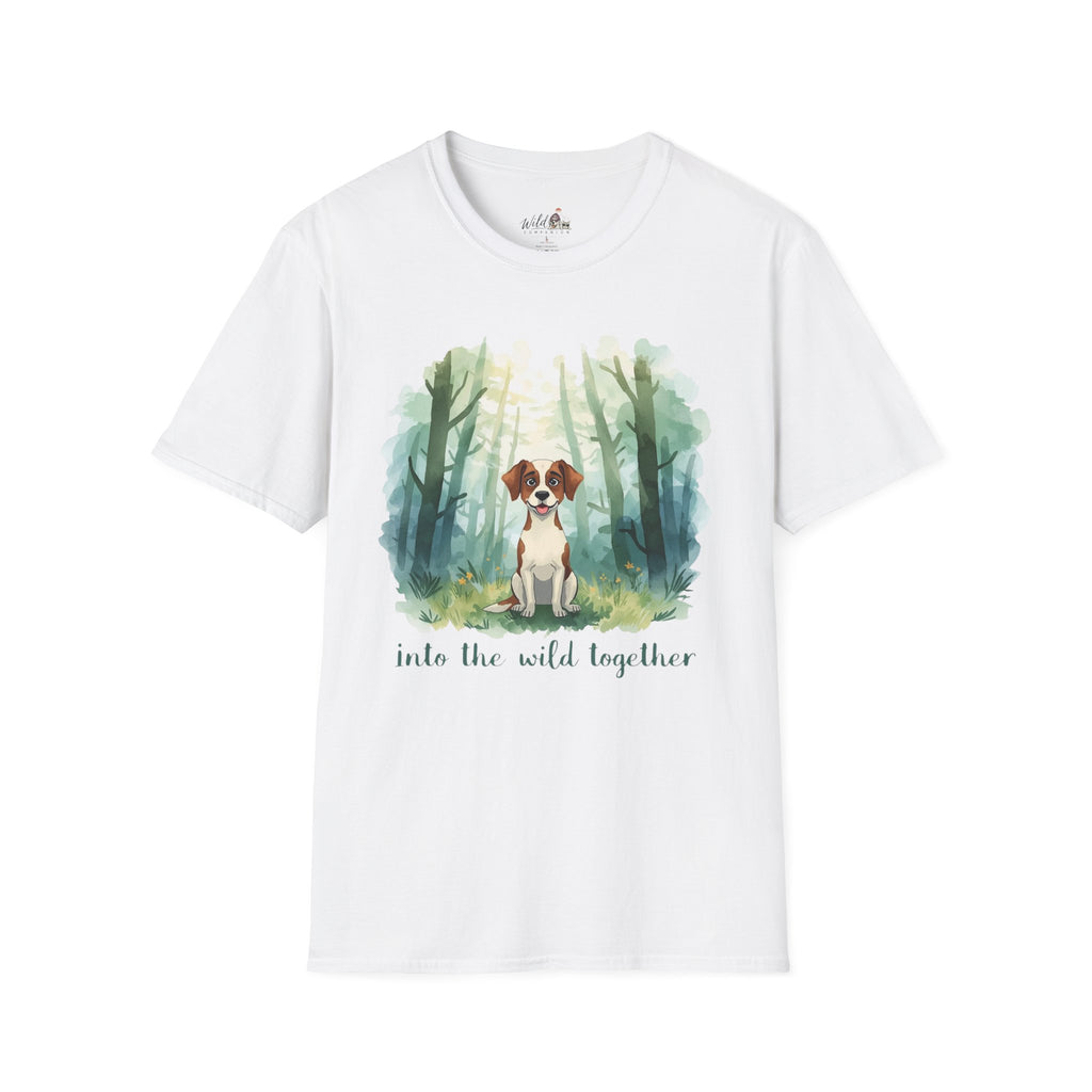 Watercolor Forest Pet 3 Portrait T-Shirt
