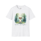 Watercolor Forest Pet 3 Portrait T-Shirt