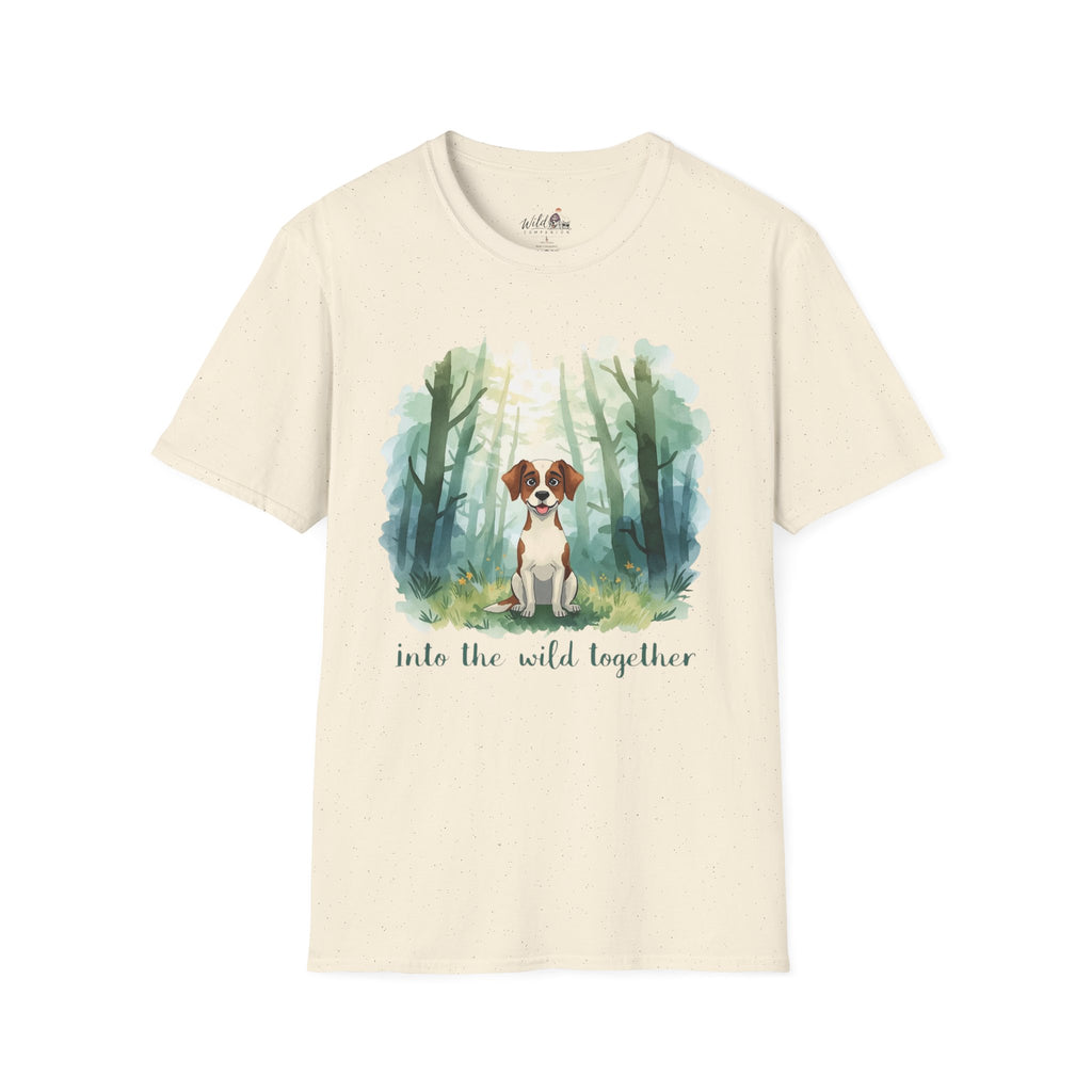 Watercolor Forest Pet 3 Portrait T-Shirt