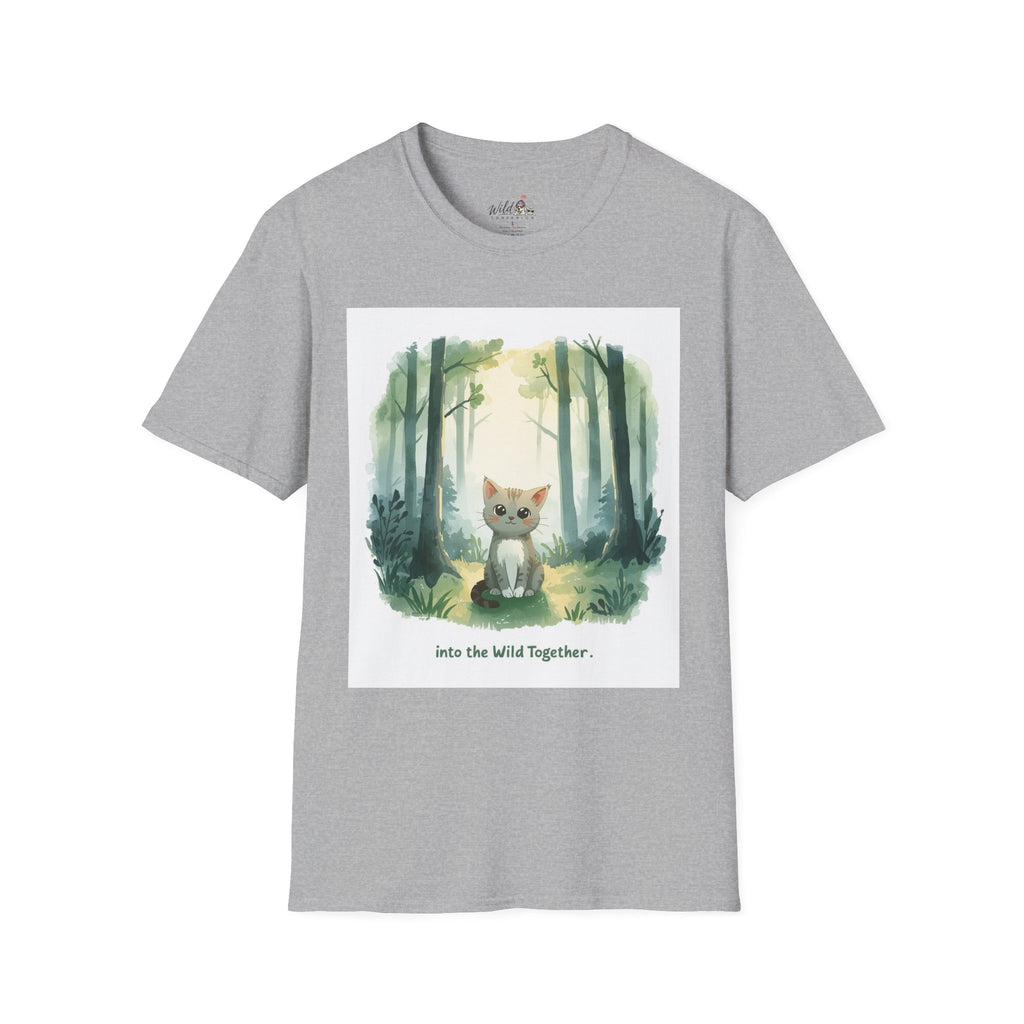 Watercolor Forest Pet 5 Portrait T-Shirt