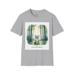 Watercolor Forest Pet 5 Portrait T-Shirt