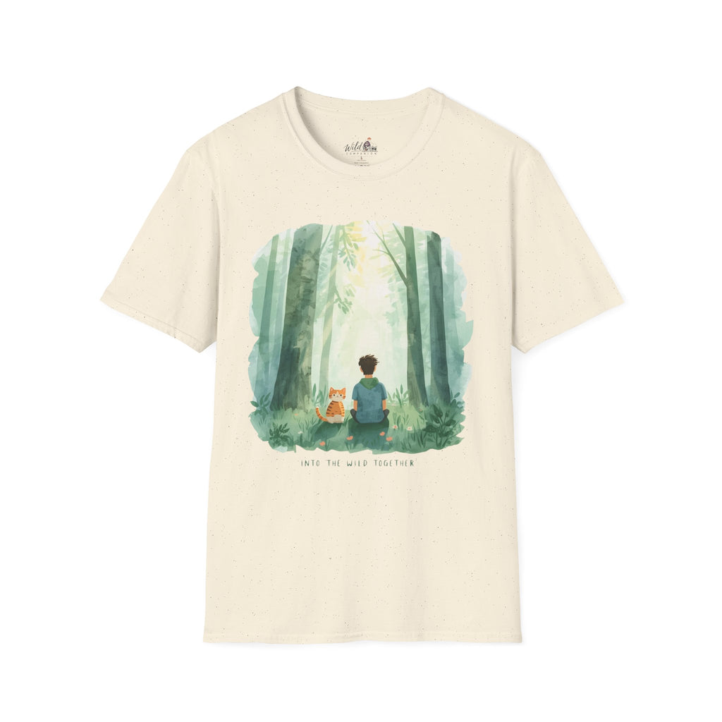 Watercolor Forest Pet 6 Portrait T-Shirt