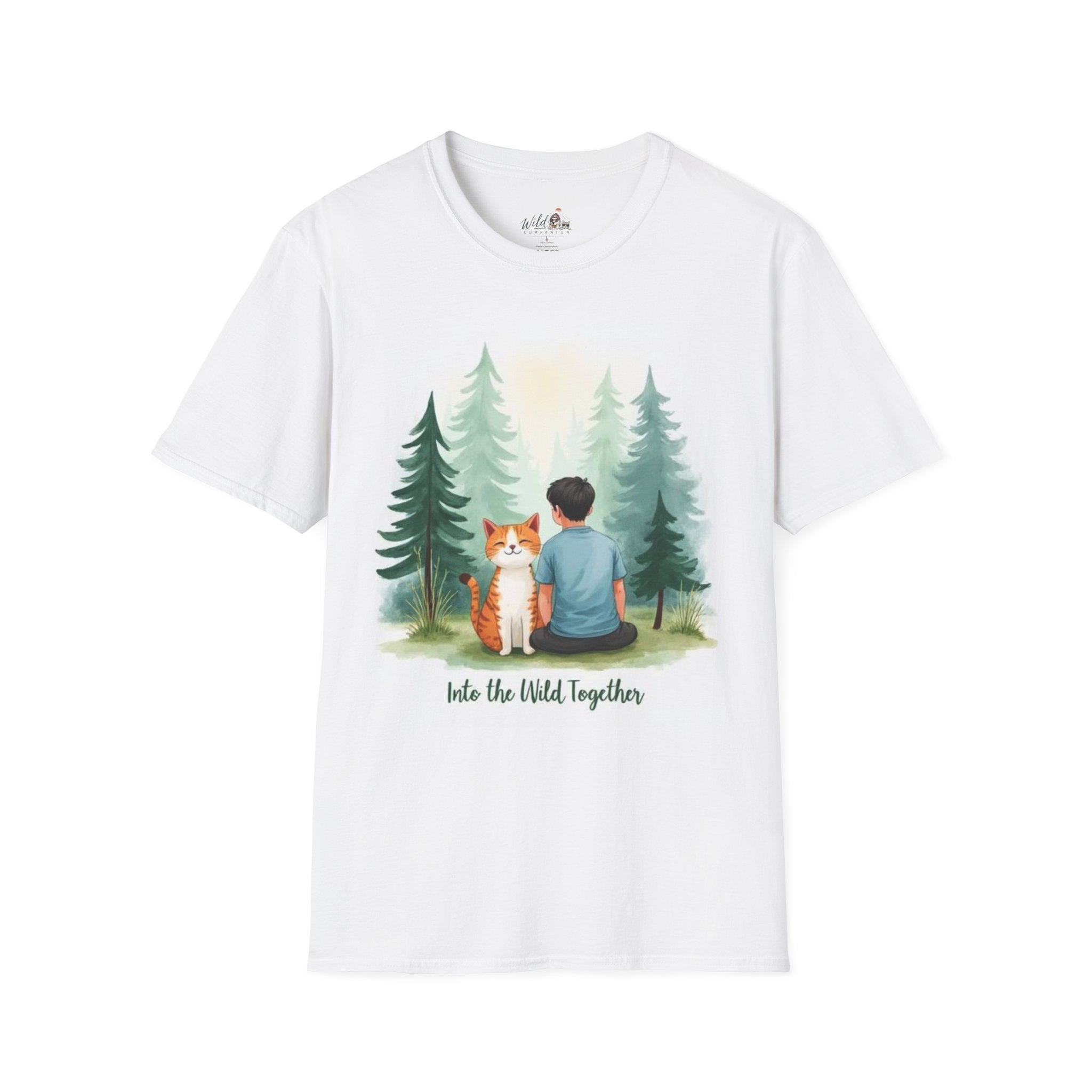 Watercolor Forest Pet 7 Portrait T-Shirt