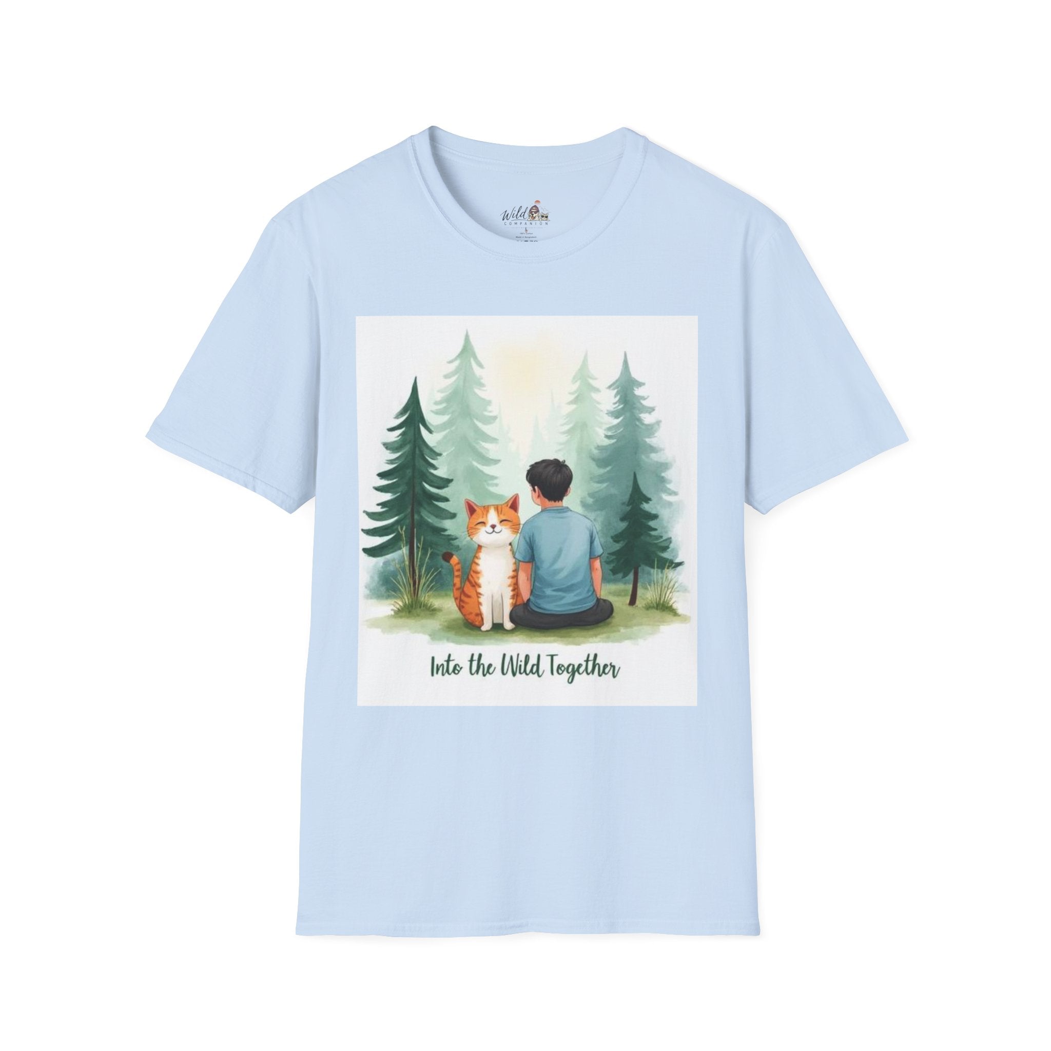 Watercolor Forest Pet 7 Portrait T-Shirt