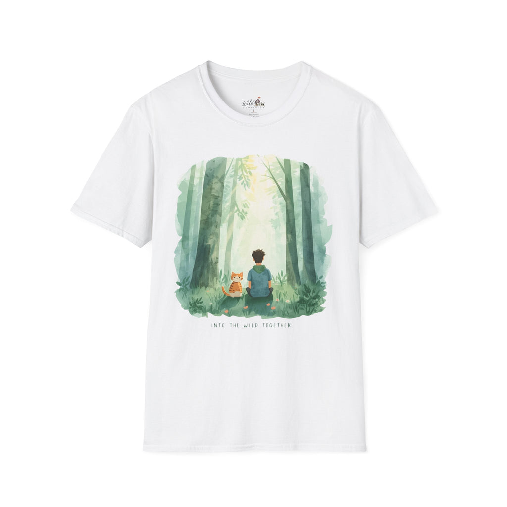 Watercolor Forest Pet 6 Portrait T-Shirt