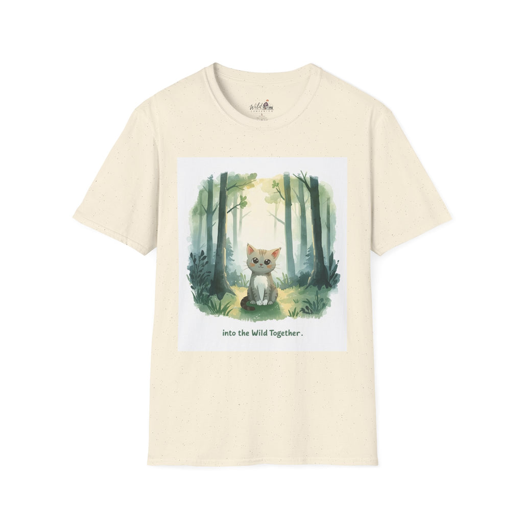 Watercolor Forest Pet 5 Portrait T-Shirt