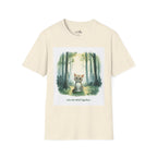 Watercolor Forest Pet 5 Portrait T-Shirt