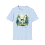 Watercolor Forest Pet 3 Portrait T-Shirt