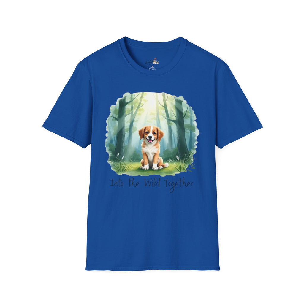 Watercolor Forest Pet 4 Portrait T-Shirt