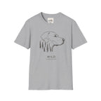 Line Art Dog Mountains 1 T-Shirt