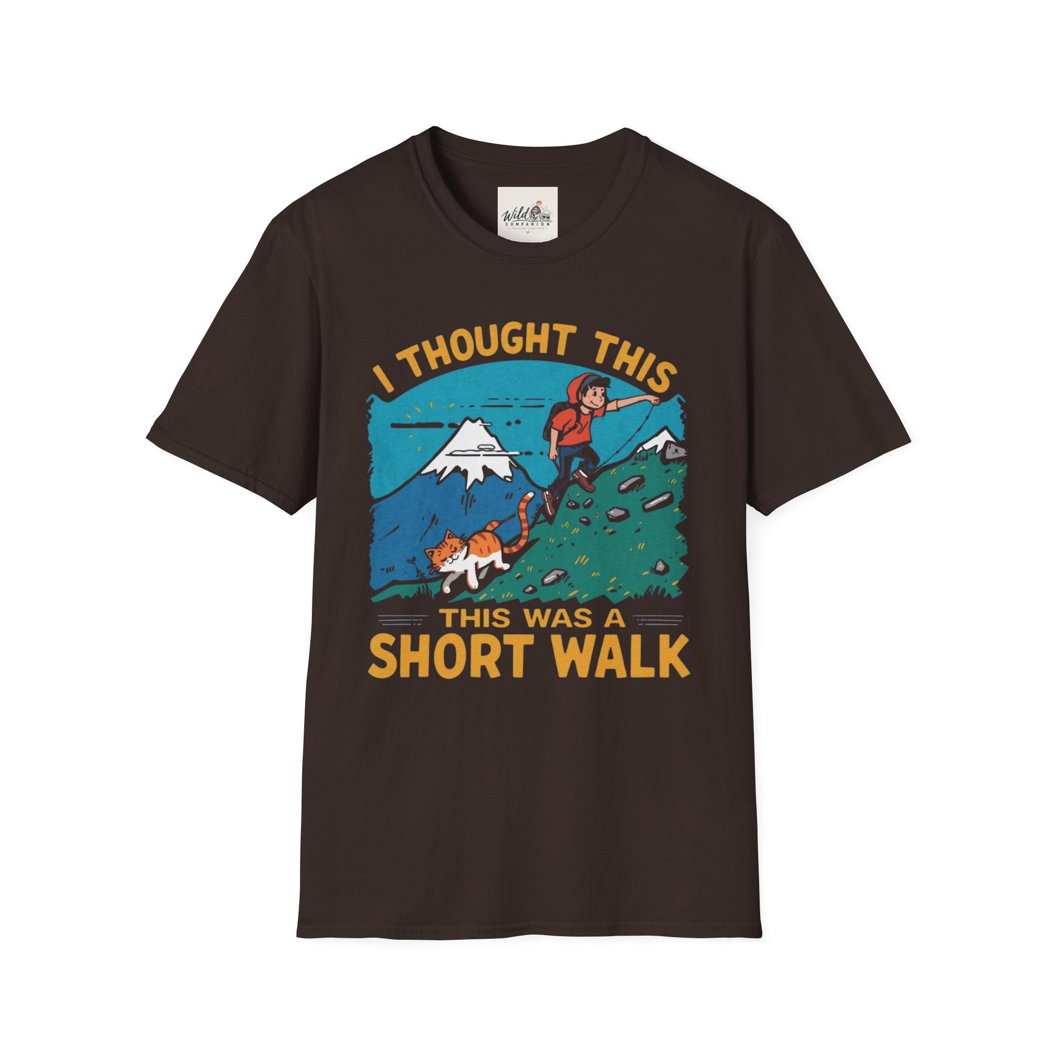 Funny Hiking Cat 1 T-Shirt