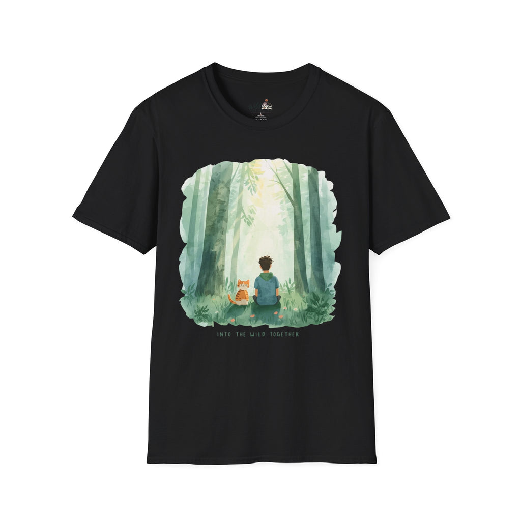 Watercolor Forest Pet 6 Portrait T-Shirt