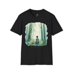 Watercolor Forest Pet 6 Portrait T-Shirt