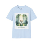 Watercolor Forest Pet 5 Portrait T-Shirt