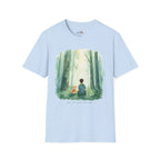 Watercolor Forest Pet 6 Portrait T-Shirt