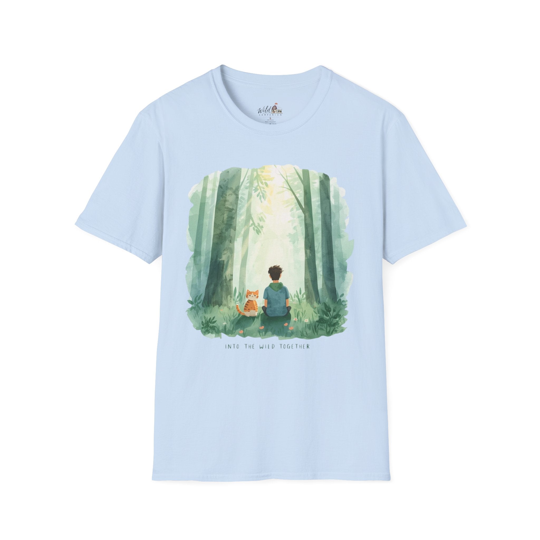 Watercolor Forest Pet 6 Portrait T-Shirt