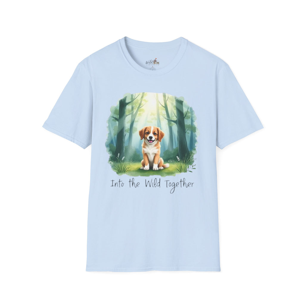 Watercolor Forest Pet 4 Portrait T-Shirt