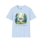 Watercolor Forest Pet 4 Portrait T-Shirt