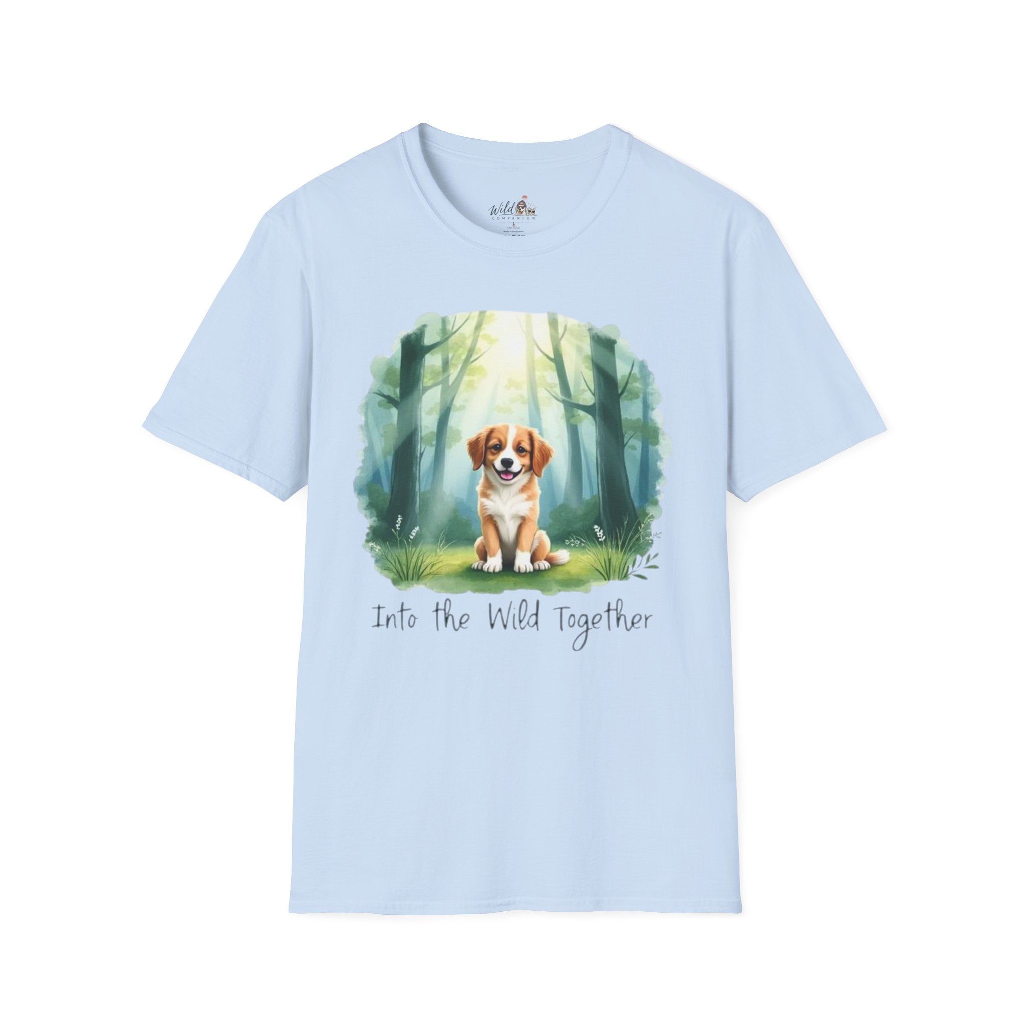 Watercolor Forest Pet 4 Portrait T-Shirt