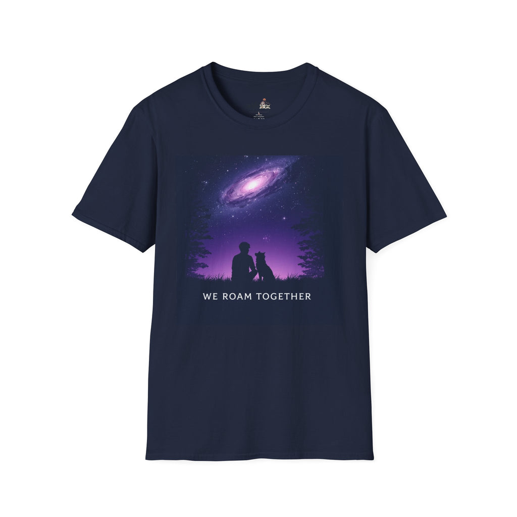 Night Sky with Dog 2 T-Shirt