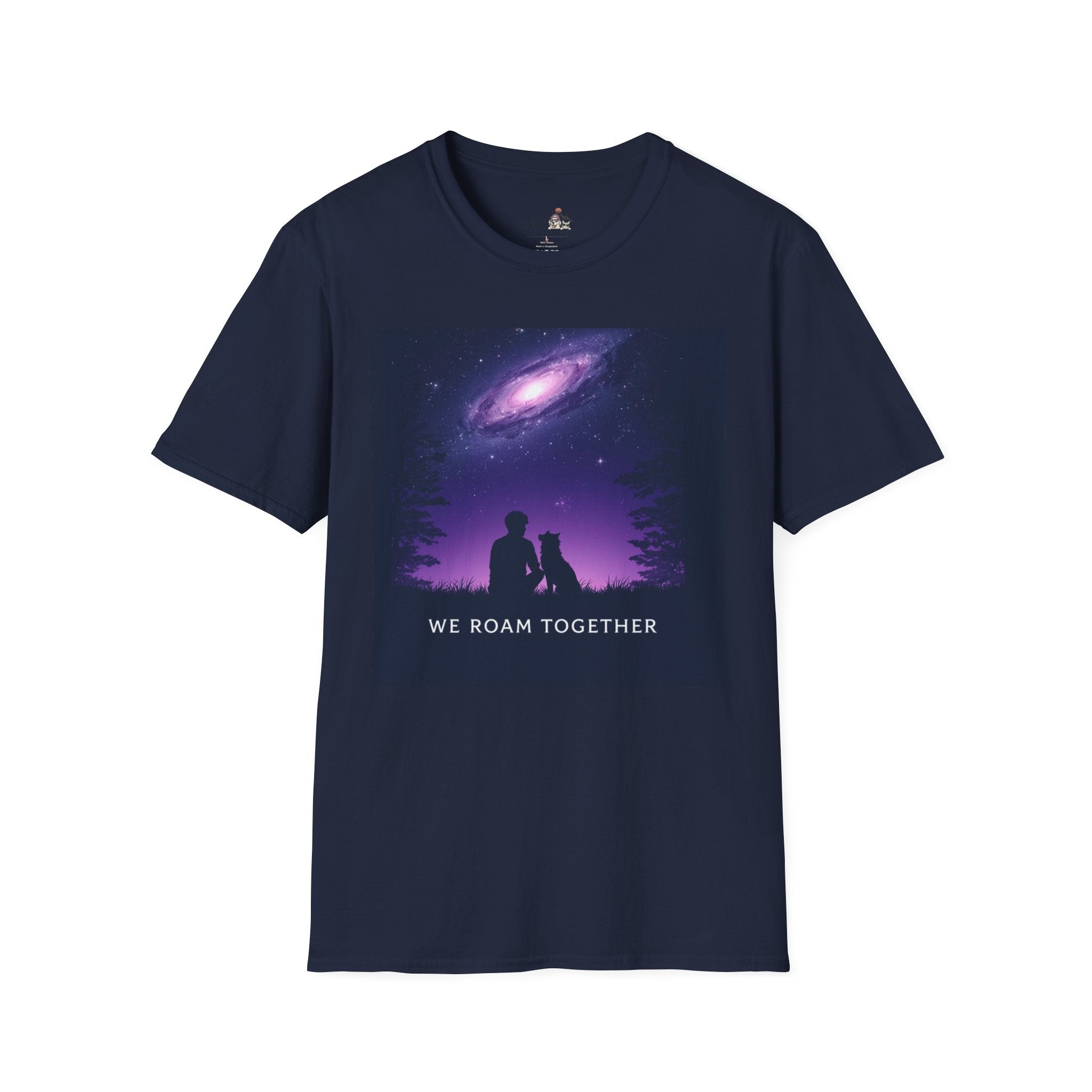 Night Sky with Dog 2 T-Shirt