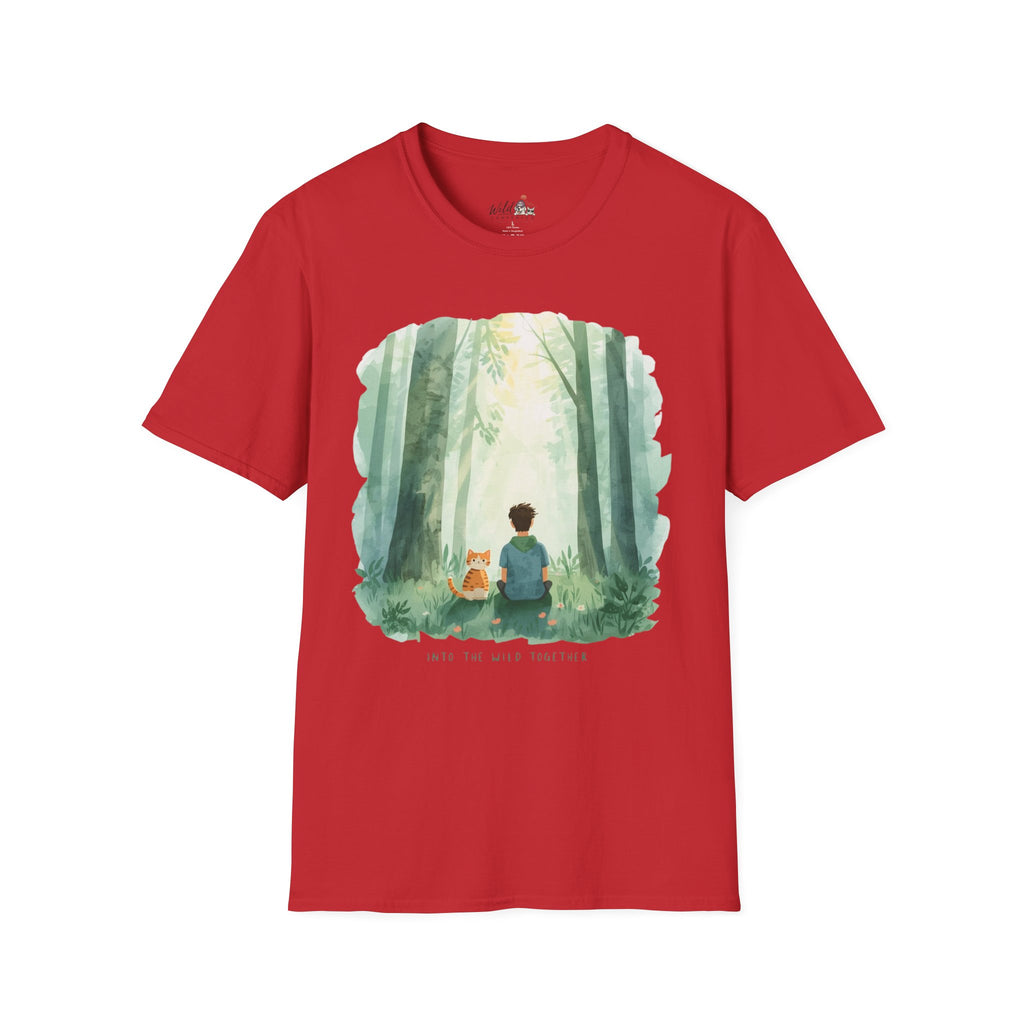 Watercolor Forest Pet 6 Portrait T-Shirt