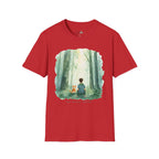 Watercolor Forest Pet 6 Portrait T-Shirt