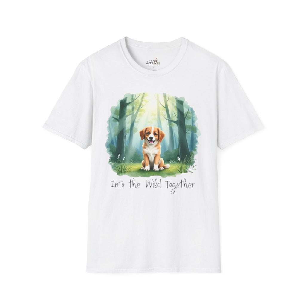 Watercolor Forest Pet 4 Portrait T-Shirt