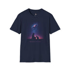 Night Sky with Cat 1 T-Shirt