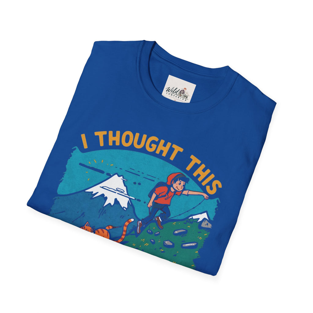 Funny Hiking Cat 1 T-Shirt
