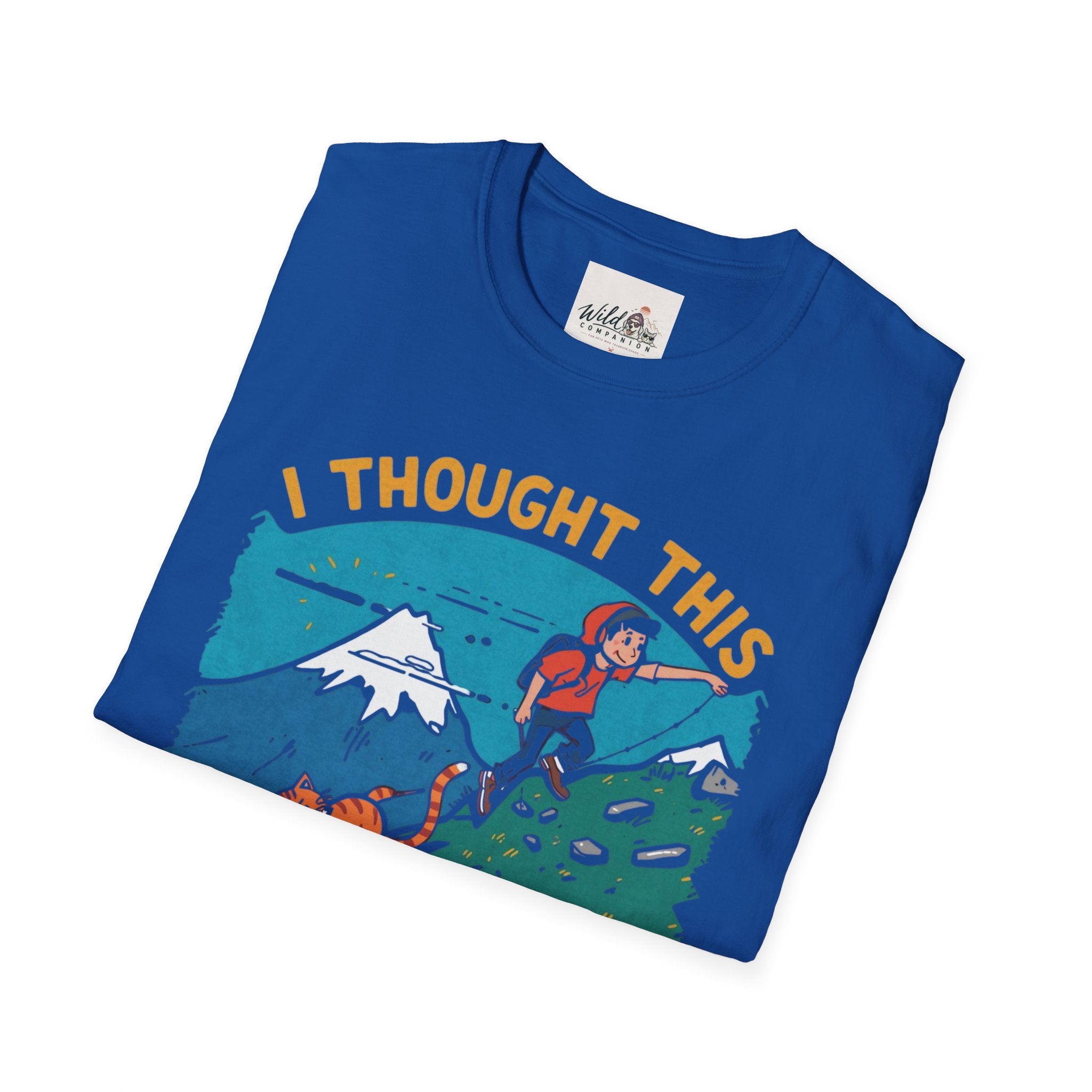 Funny Hiking Cat 1 T-Shirt