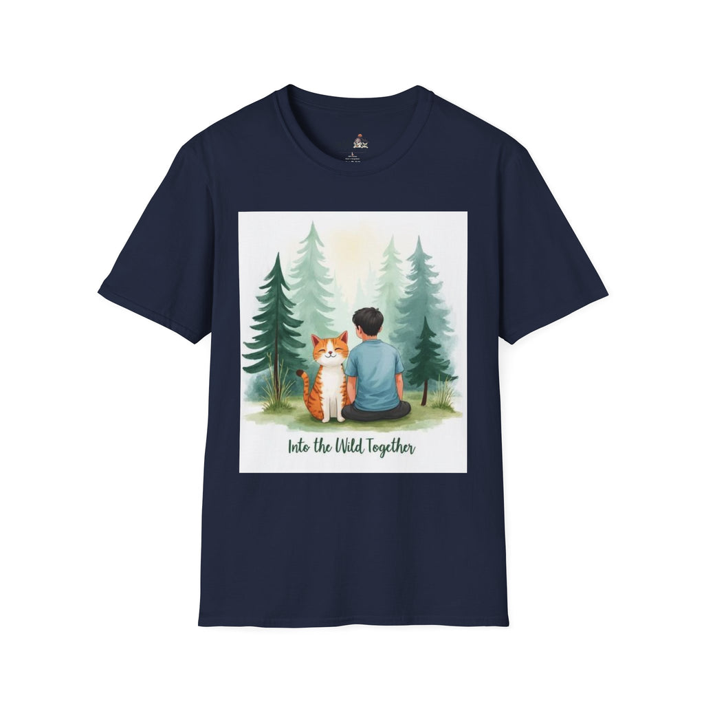 Watercolor Forest Pet 7 Portrait T-Shirt