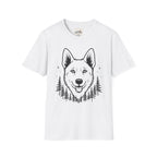 Line Art Dog Mountains 3 T-Shirt