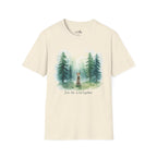 Watercolor Forest Pet 2 Portrait  T-Shirt