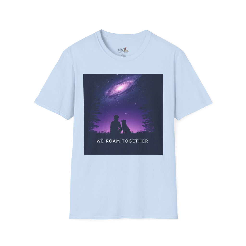 Night Sky with Dog 2 T-Shirt