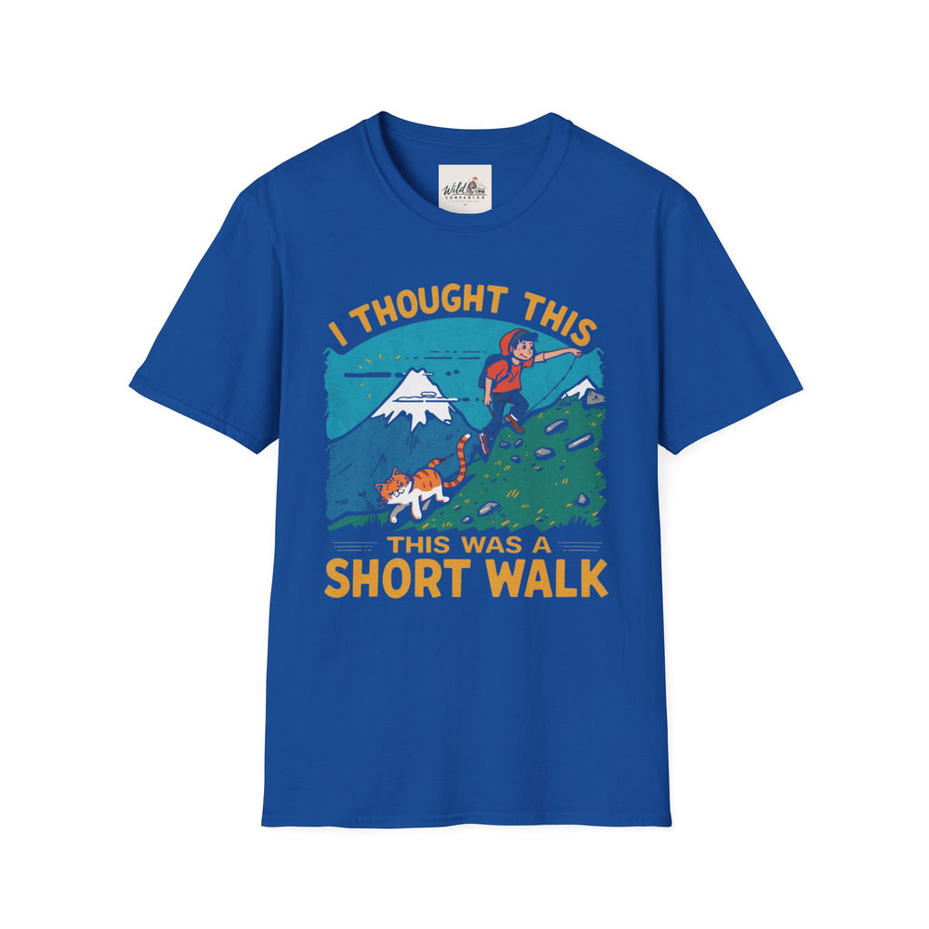 Funny Hiking Cat 1 T-Shirt