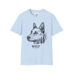 Line Art Dog Mountains 2 T-Shirt