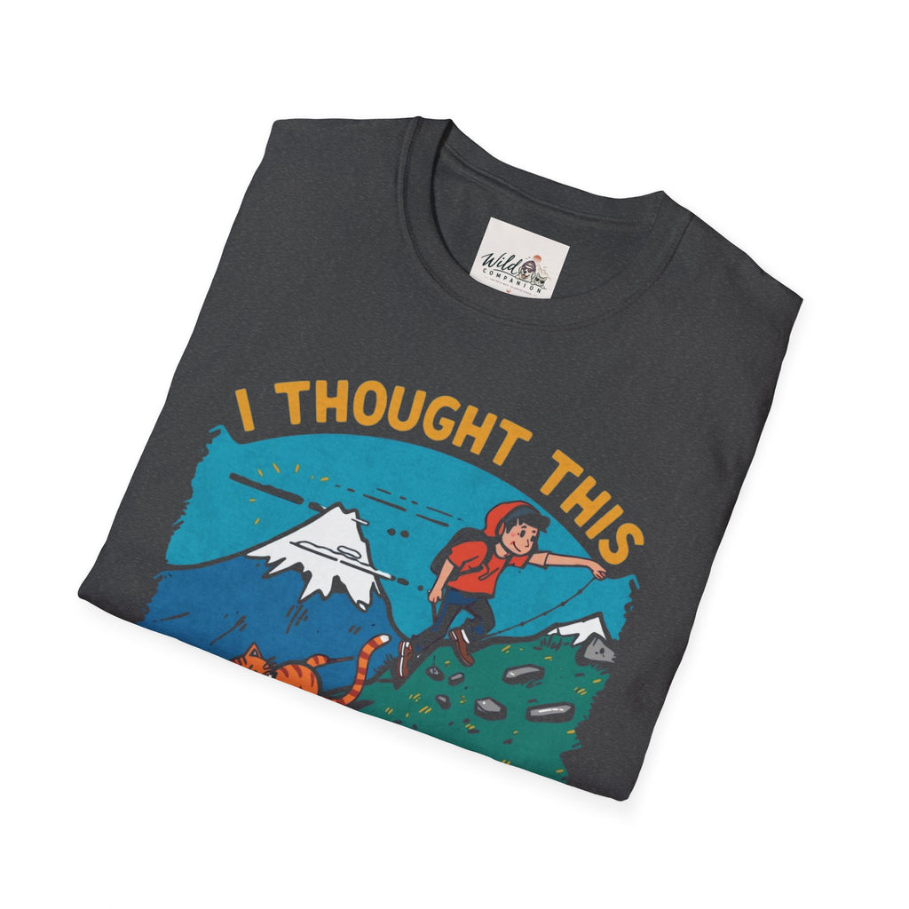 Funny Hiking Cat 1 T-Shirt